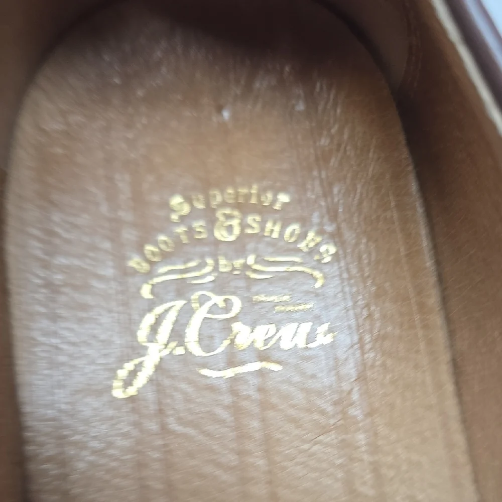 Classic Brown Leather Loafers J. Crew Superior Boots And Shoes Men's Size 6D